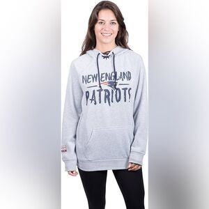 NFL New England Patriots Hoodie Size Small Gray